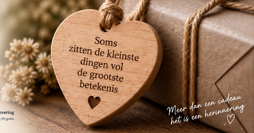 Persoonlijk houten cadeau